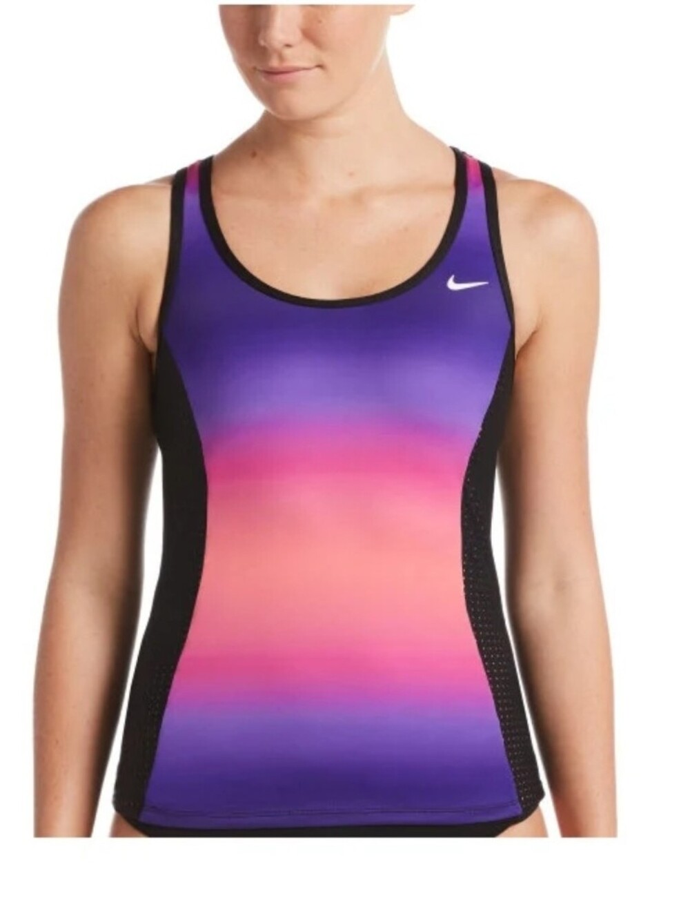 Nike Spectrum Keyhole Back Tankini Top